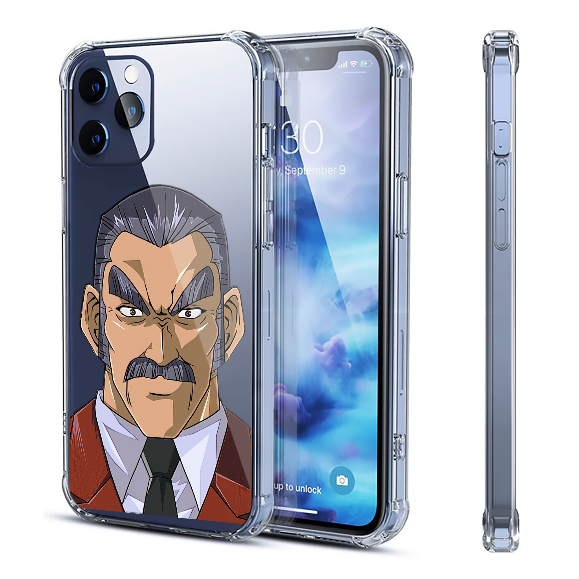 （画像用） 遊☆戯☆王 Yu-Gi-Oh! 【iPhone 12シリーズ対応】透明スマホケース（クリアソフトケース）